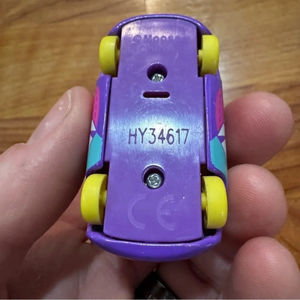 Moose Shopkins Season 2 Cutie Cars CRUISEY CAP Rare Shopkins Purple Car 2”